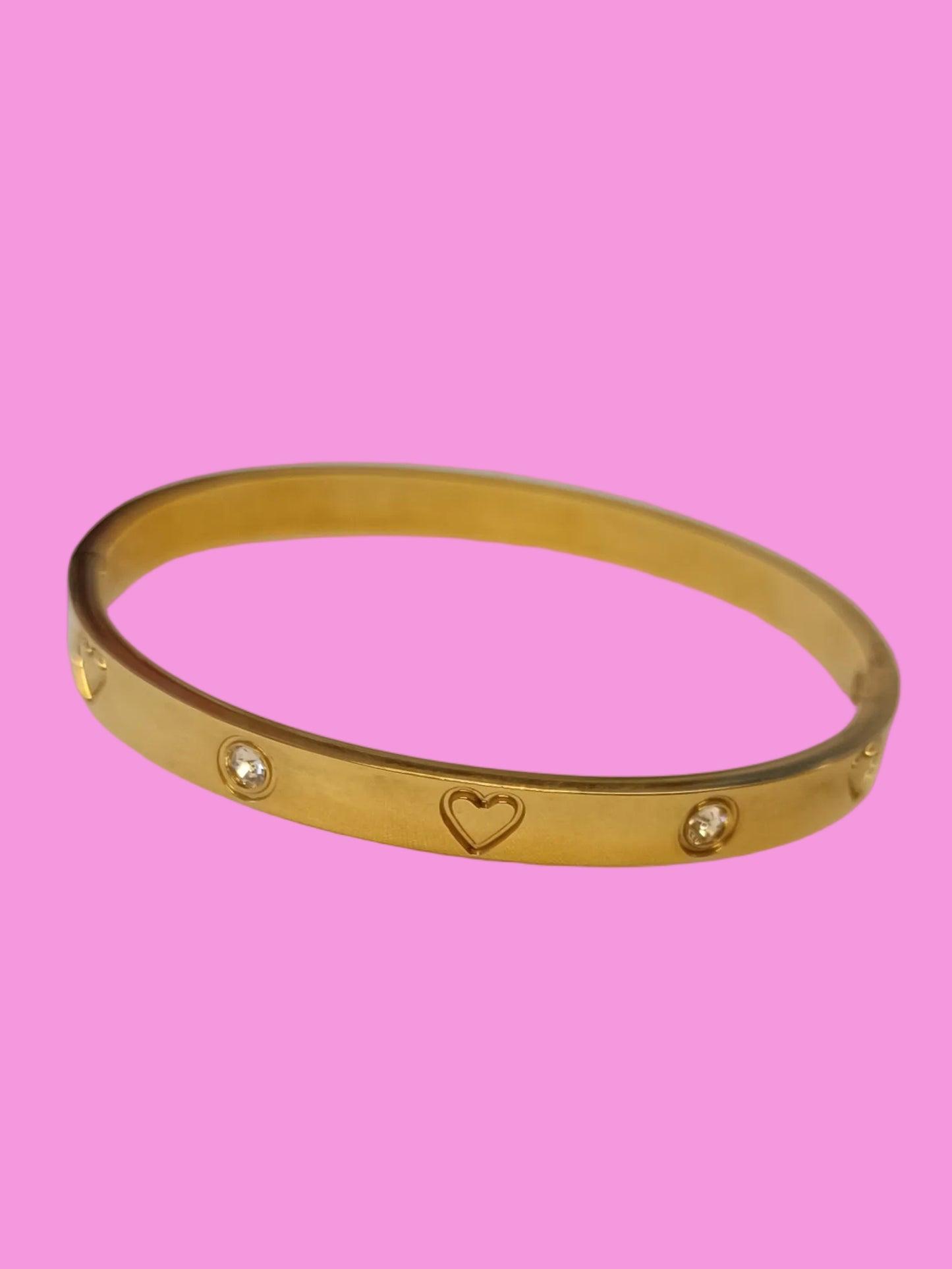 Bracelet Elena ouverture sur le côté avec strass 💓